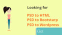 convert psd to html with bootstrap