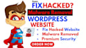 clean, virus, wordpress malware removal or wordpress security fix hacked website