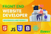 covert figma to html, xd to html, psd to html responsive bootstrap 5