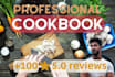 create a custom recipe book, cookbook and ebook