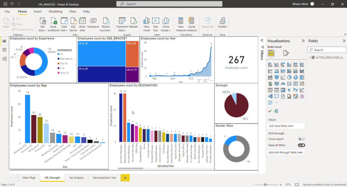 Create dashboards in power bi , tableau and python by Waqas_stk90 | Fiverr