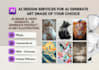 create ai art and charatears using midjourney, leonardo ai