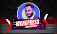 design wordpress website for your business and online store