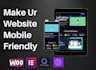 fix responsive issue of wordpress website ,make the website mobile friendly
