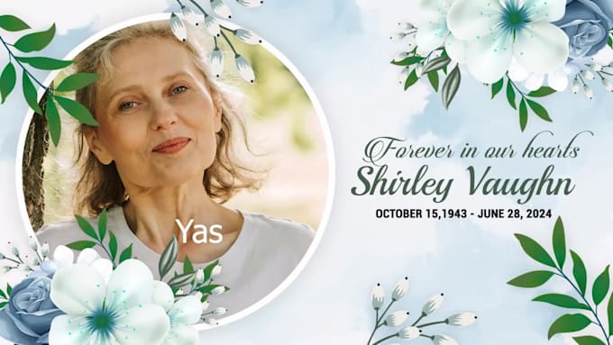 create memorial video and funeral slideshows in a day