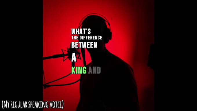 create a professional voice over for cheap