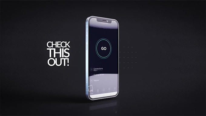 create dynamic mobile app promo video