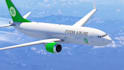 make jet airplane logo animation