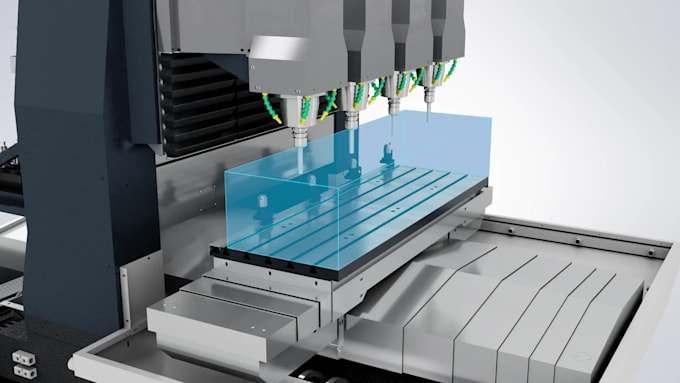 create cgi 3d industrial animation, factory process video, cgi 3d product video
