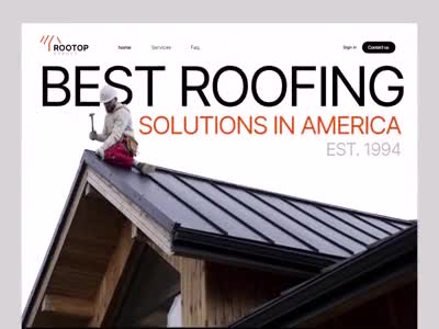 create a construction or roofing wordpress website