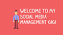 be your social media marketing manager