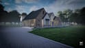 design house exterior architectural 3d rendering