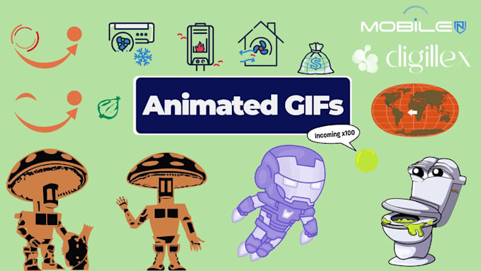create animated gifs from illustrations or images