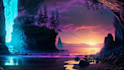 design fantasy magical landscape and all concept art
