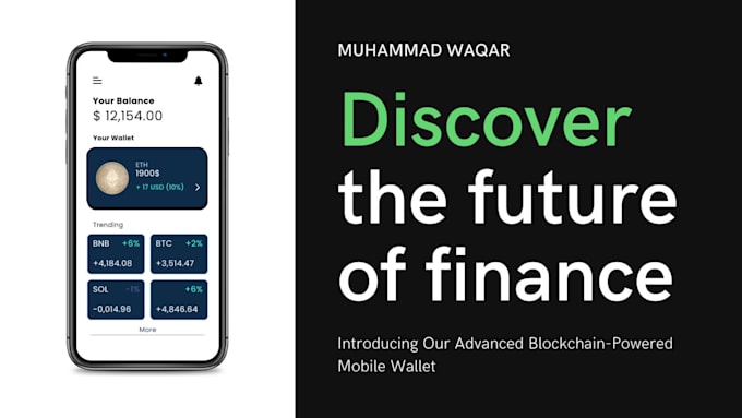 create a crypto wallet mobile app for android and ios