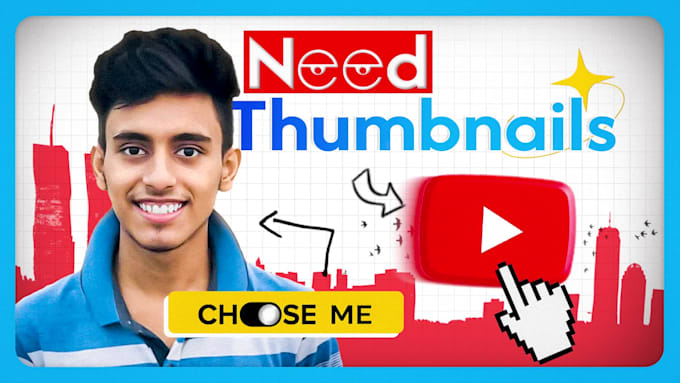 design amazing youtube thumbnail design