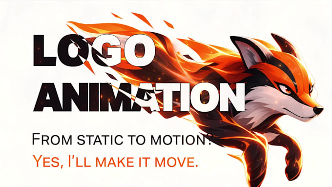 create a custom logo animation with personality