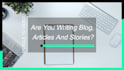 convert your article,script, or blog post into eye catching video with voiceover