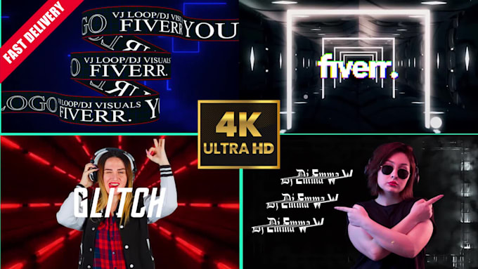 create the latest  vj loop and visual set for djs and live show