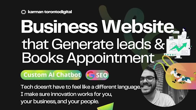 create a business website with ai chatbot development