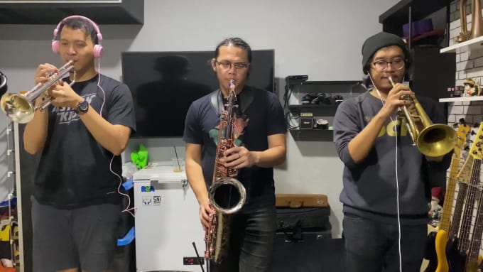 Hire a freelancer to record horn section for your song any genre