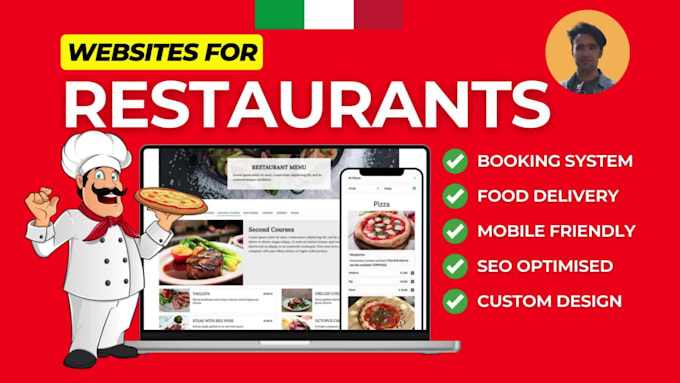 design a website for your restaurant on wordpress optimised for sales