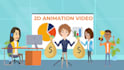 create 2d animated explainers video