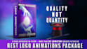 create amazing youtube video intro logo animation