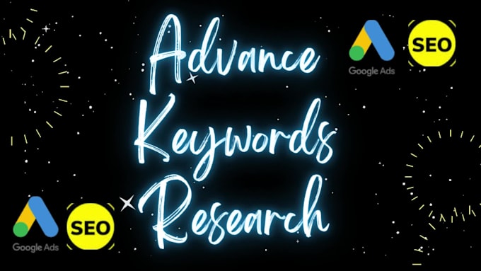 do advanced keyword research and competitor analysis for google ppc ads
