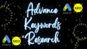 do advanced keyword research and competitor analysis for google ppc ads
