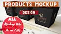 create 3d digital products mockup t shirt design