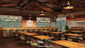 do 3d rendering for restaurant, pizza, cafe and wine bar