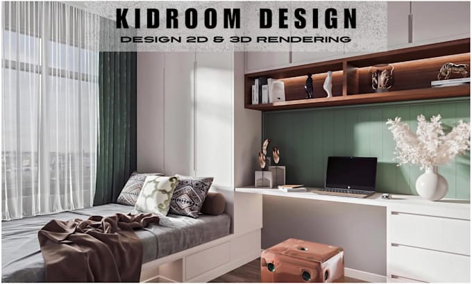 design your 3d bedroom, kids room, closet interior