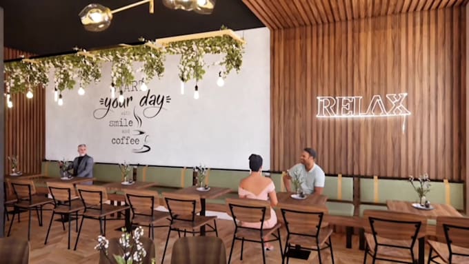 design stunning commercial and hospitality project for over 1500 sqf