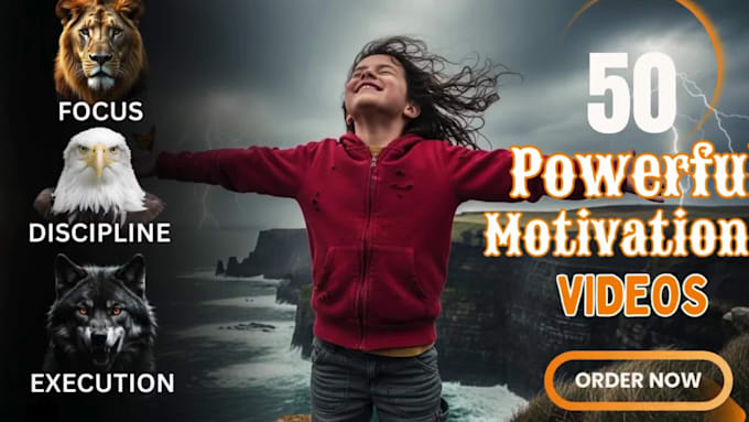 create cinematic motivational youtube video, reels for monetization