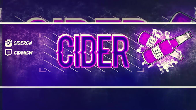 design attractive youtube, twitch banner for you