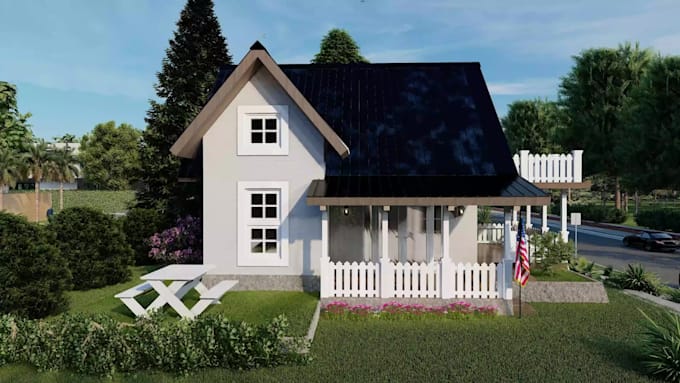 do a perfect architectural 3d modeling and rendering