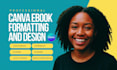 do canva ebook design redesign pdf workbook, journal kdp book layout formatting