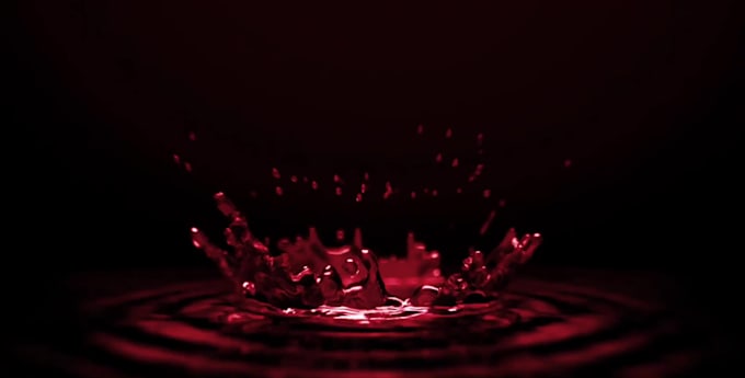 create custom water drop logo animation, intro or outro with professional text