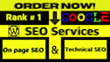 do complete onpage SEO, technical for shopify site webflow