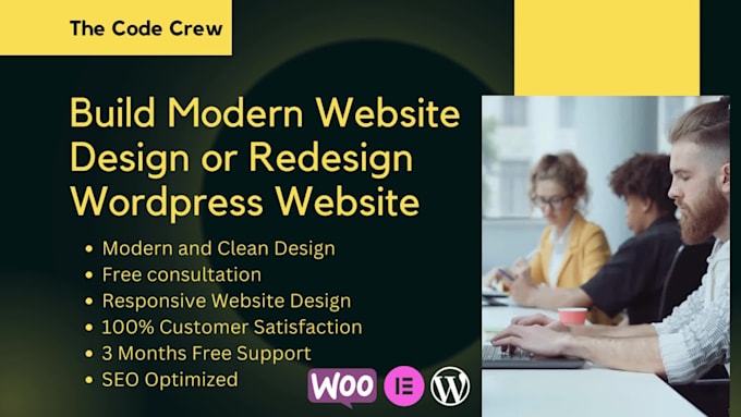 build modern website design or redesign wordpress website