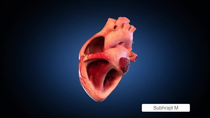 make high quality 3d medical animation video in cinema 4d, maya