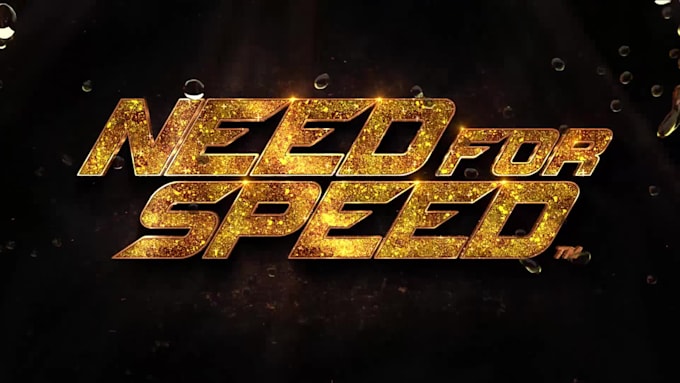 create awesome gold logo intro