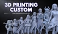 sculpt custom 3d characters and figurines for 3d printing