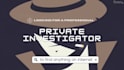 do private investigation, skip tracing and deep web intel