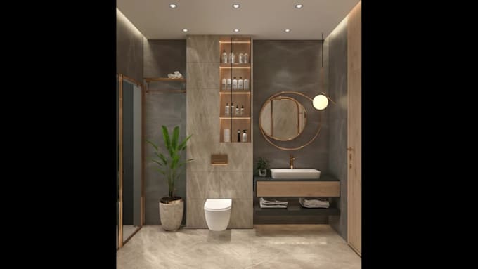 design your bathroom in 3d photorealistic render