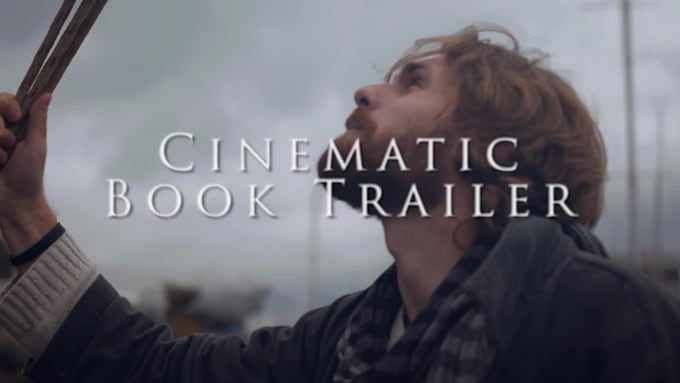 I will create a professional cinematic book trailer
