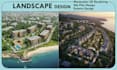 do masterplan 3d rendering landscape design aerial view for residential projects