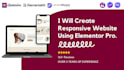 build a responsive wordpress website with elementor