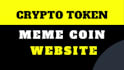 create crypto website, token or meme website